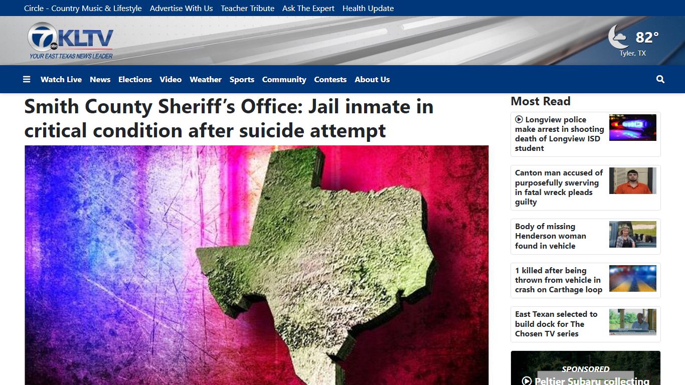Smith County Sheriff’s Office: Jail inmate in critical ...